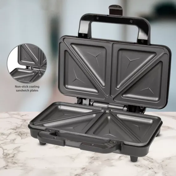 Сэндвичница , нержавеющая сталь, пластик, PROFI COOK, изображение 3