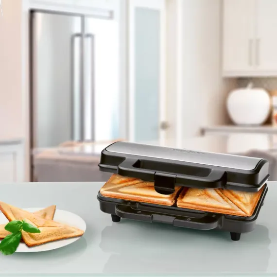 Сэндвичница , нержавеющая сталь, пластик, PROFI COOK, изображение 4