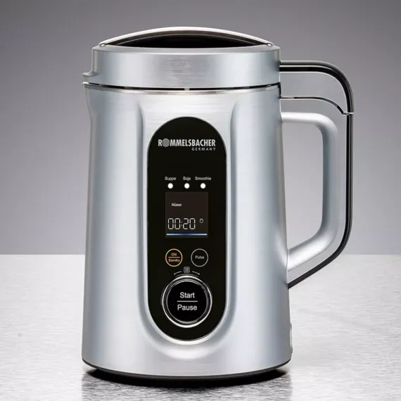 Блендер для веганских напитков и супов, 1,3 л, нержавеющая сталь, пластик, ROMMELSBACHER, изображение 6