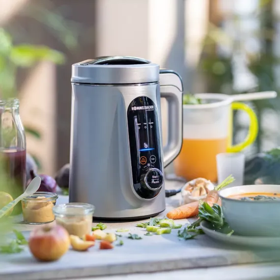 Блендер для веганских напитков и супов, 1,3 л, нержавеющая сталь, пластик, ROMMELSBACHER, изображение 7