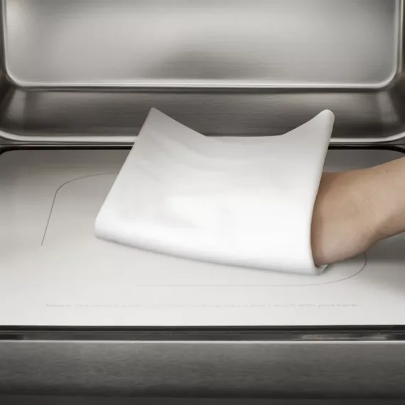 Печь микроволновая с грилем, нержавеющая сталь, пластик, CASO, изображение 4