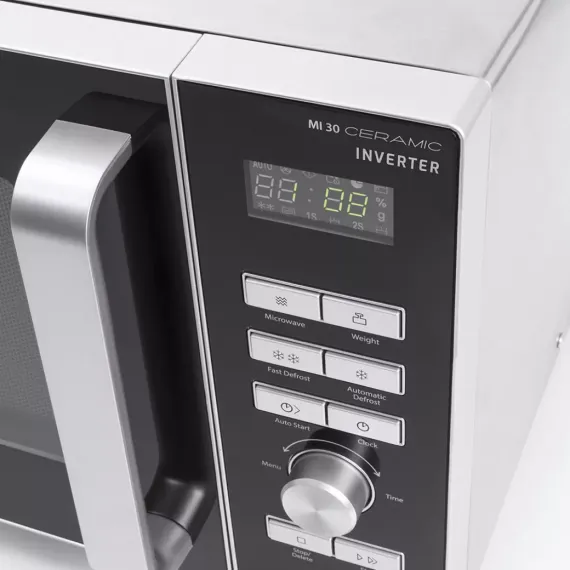 Печь микроволновая, нержавеющая сталь, пластик, CASO, изображение 6