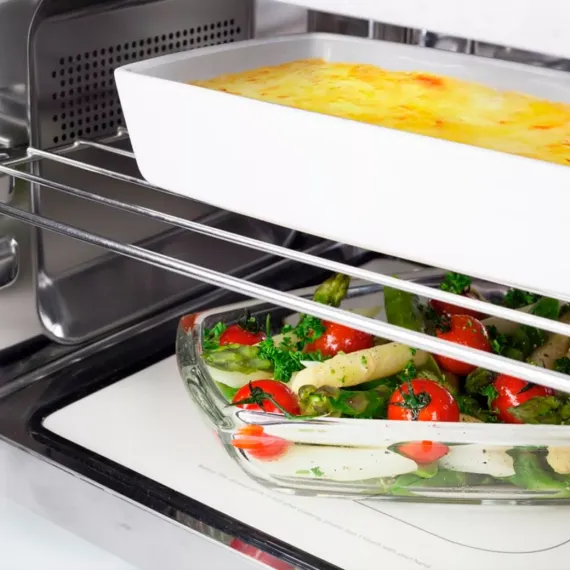 Печь микроволновая с грилем, нержавеющая сталь, пластик, CASO, изображение 4