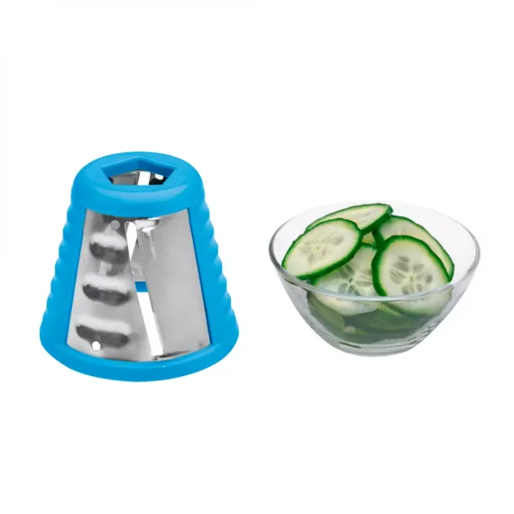 Овощерезка со сменными насадками, пластик, нержавеющая сталь, CLATRONIC, изображение 5