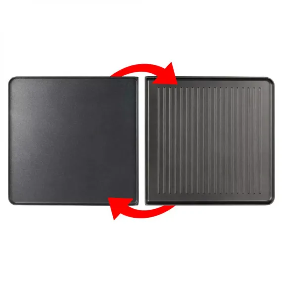 Гриль - раклетница, 46 х 23 см, нержавеющая сталь, CLATRONIC, изображение 5