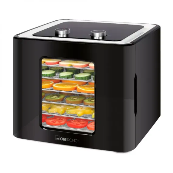 Сушилка для овощей и фруктов, 32,5 х 37 х 29,5 см, нержавеющая сталь, пластик, CLATRONIC, изображение 2