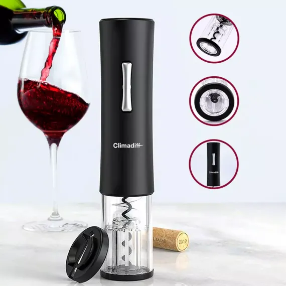 Штопор электрический, пластик, CLIMADIFF, изображение 4