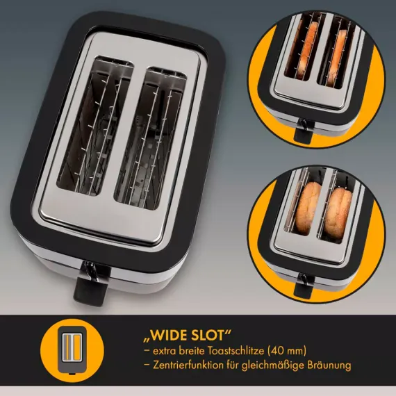 Тостер , нержавеющая сталь, пластик, PROFI COOK, изображение 4