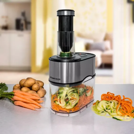 Овощерезка спиральная, 2.5 л, нержавеющая сталь, пластик, ROMMELSBACHER, изображение 3