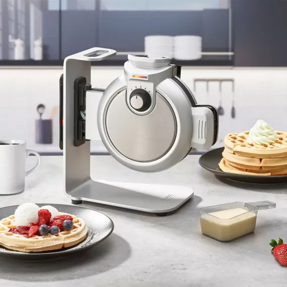 Вафельница , нержавеющая сталь, пластик, CASO, изображение 8