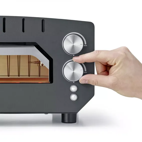 Печь для пиццы, нержавеющая сталь, пластик, CASO, изображение 5