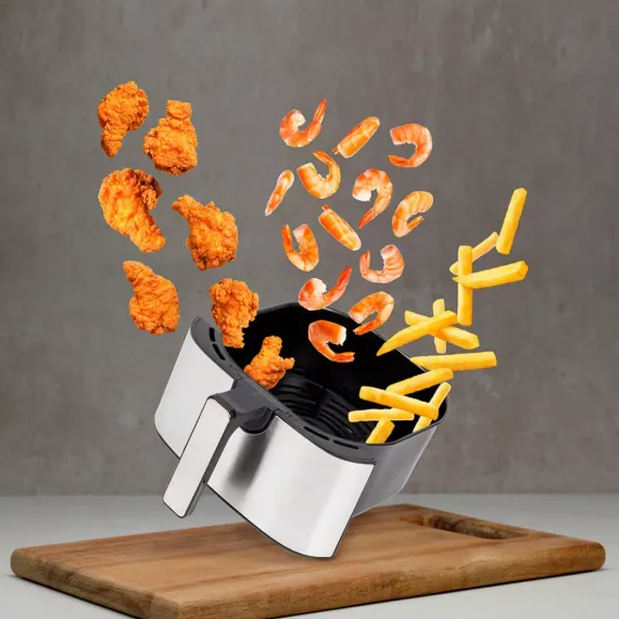 Аэрофритюрница , 5 л, пластик, нержавеющая сталь, пластик, CLATRONIC, изображение 5