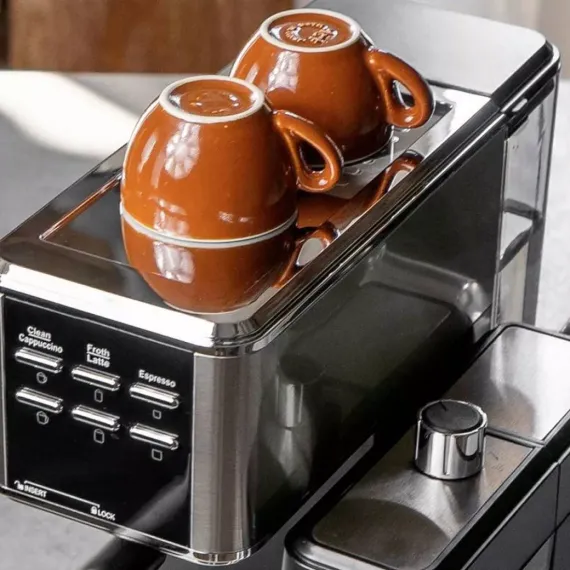Кофемашина эспрессо с капучинатором, нержавеющая сталь, пластик, PROFI COOK, изображение 6