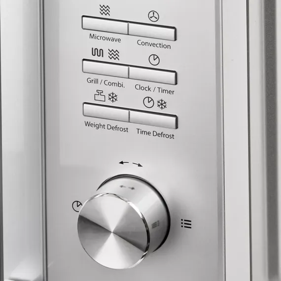 Печь микроволновая с грилем и конвекцией, 25 л, нержавеющая сталь, пластик, CASO, изображение 7