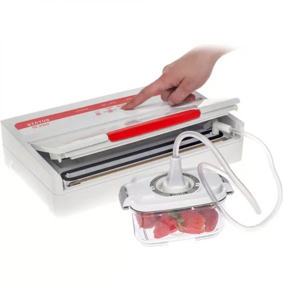 Вакууматор, 9,5 х 38,5 х 23,5 см, нержавеющая сталь, пластик, STATUS, изображение 5