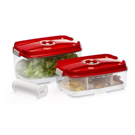 Набор из 2-х вакуумных контейнеров и насоса, материал: тритан, серия REC-Bigger, STATUS, изображение 2