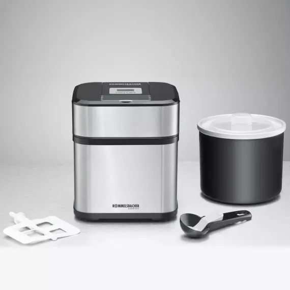 Мороженица , 1,5 л, нержавеющая сталь, ROMMELSBACHER, изображение 2