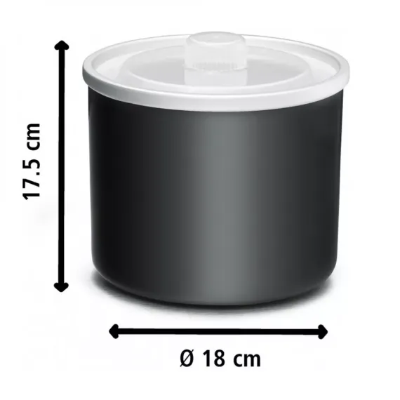 Мороженица , 1,5 л, нержавеющая сталь, ROMMELSBACHER, изображение 3