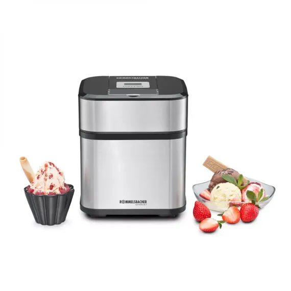 Мороженица , 1,5 л, нержавеющая сталь, ROMMELSBACHER, изображение 4