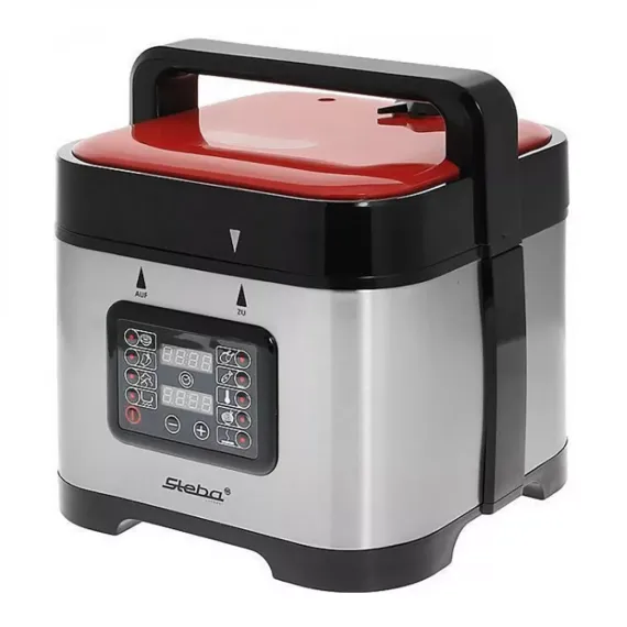 Мультиварка - скороварка, 6 л, нержавеющая сталь, пластик, STEBA, изображение 2