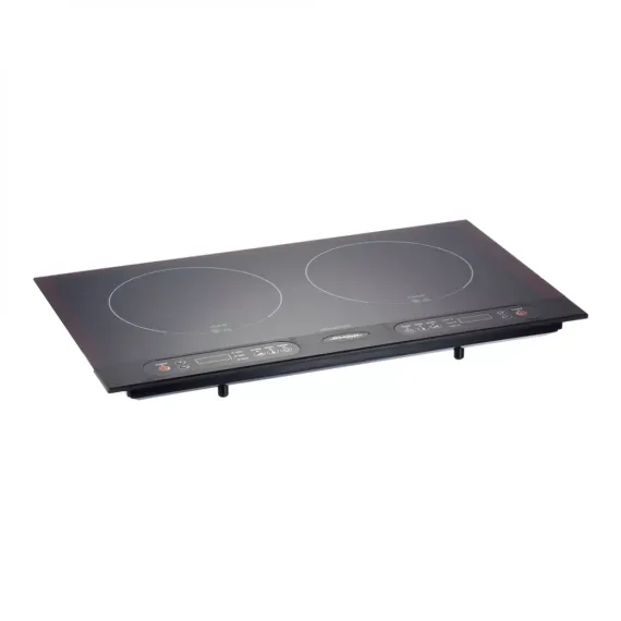 Плита настольная индукционная, 2 конфорки, нержавеющая сталь, стеклокерамика, STEBA, изображение 2