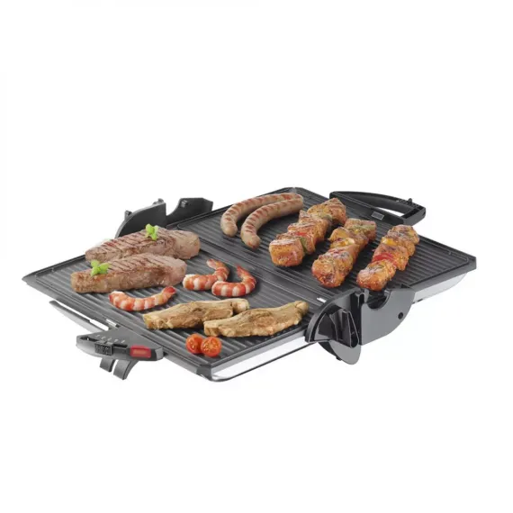 Гриль - вафельница, 12 х 46 х 34 см, нержавеющая сталь, алюминий, STEBA, изображение 7