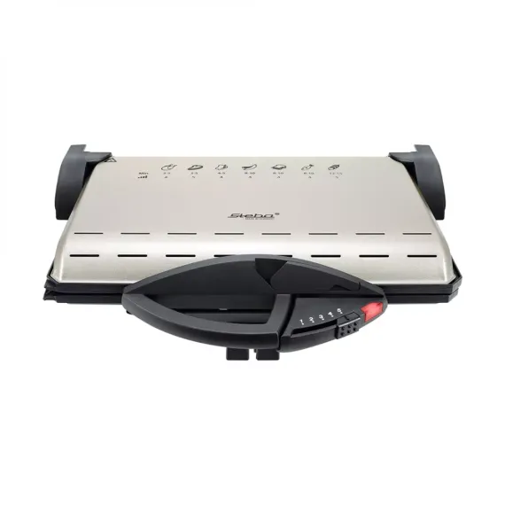 Гриль - вафельница, 12 х 46 х 34 см, нержавеющая сталь, алюминий, STEBA, изображение 2