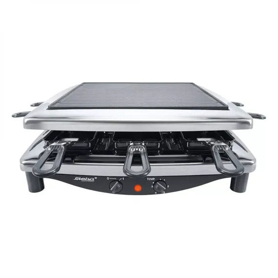 Гриль - раклетница, 14 х 36 х 36 см, нержавеющая сталь, хром, STEBA, изображение 2