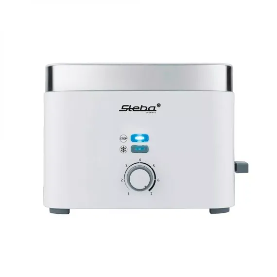 Тостер на 2 хлебца BIANCO, 18,5 х 26 х 17,5 см, пластик, нержавеющая сталь, STEBA, изображение 2