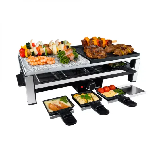 Гриль - раклетница, алюминий, натуральный камень, пластик, STEBA, изображение 2