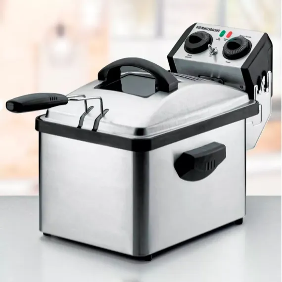 Фритюрница , нержавеющая сталь, пластик, стальной, ROMMELSBACHER, изображение 4