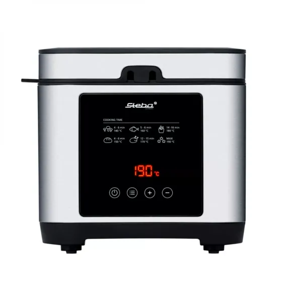 Фритюрница с функцией фондю, 2.5 л, нержавеющая сталь, пластик, STEBA, изображение 2