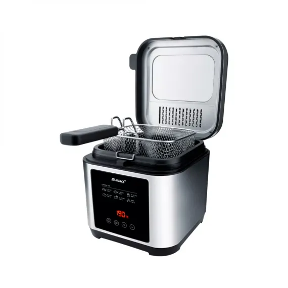 Фритюрница с функцией фондю, 2.5 л, нержавеющая сталь, пластик, STEBA, изображение 3