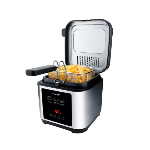 Фритюрница с функцией фондю, 2.5 л, нержавеющая сталь, пластик, STEBA, изображение 4