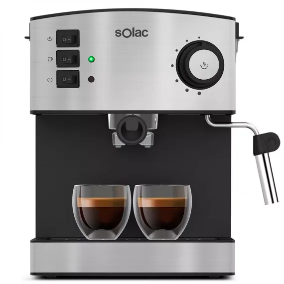 Кофеварка Espresso Taste Classic M80 Inox, 21 х 26 х 30 см, нержавеющая сталь, пластик, SOLAC, изображение 2