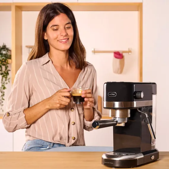 Кофеварка Espresso Taste Slim Black, 15 х 31 х 32 см, нержавеющая сталь, пластик, SOLAC, изображение 7