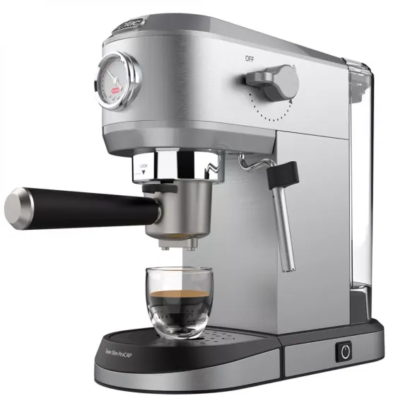 Кофеварка Espresso Taste Slim ProCap, 14 х 31 х 32,5 см, нержавеющая сталь, пластик, SOLAC, изображение 3