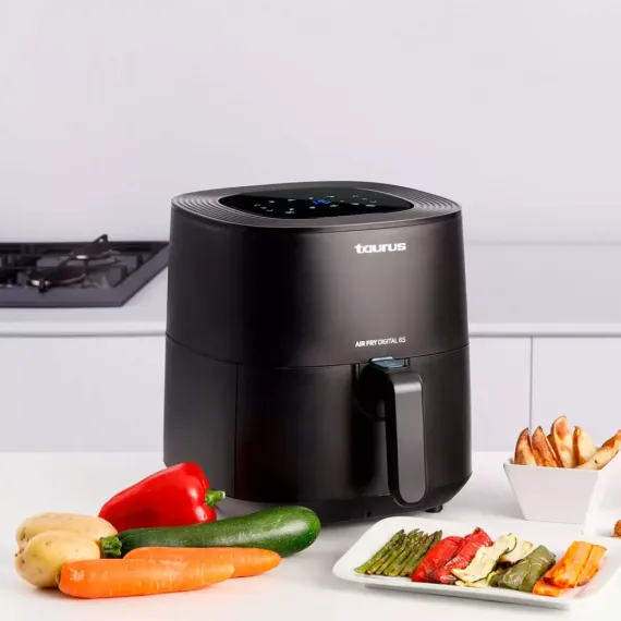 Аэрофритюрница , 5.5 л, 1700 Вт, нержавеющая сталь, пластик, TAURUS, изображение 4