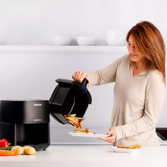 Аэрофритюрница , 5.5 л, 1700 Вт, нержавеющая сталь, пластик, TAURUS, изображение 5