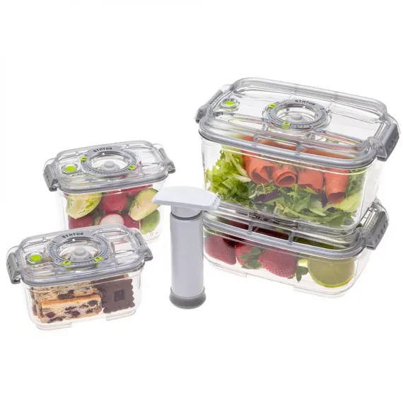 Набор контейнеров для вакуумных упаковщиков, 5 предметов, тритан, серия REC-Smaller, STATUS, изображение 3