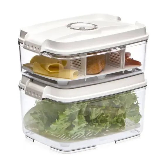 Набор из 2-х вакуумных контейнеров и насоса, 1.4 и 2 л, тритан, серия RD-Round, STATUS, изображение 3