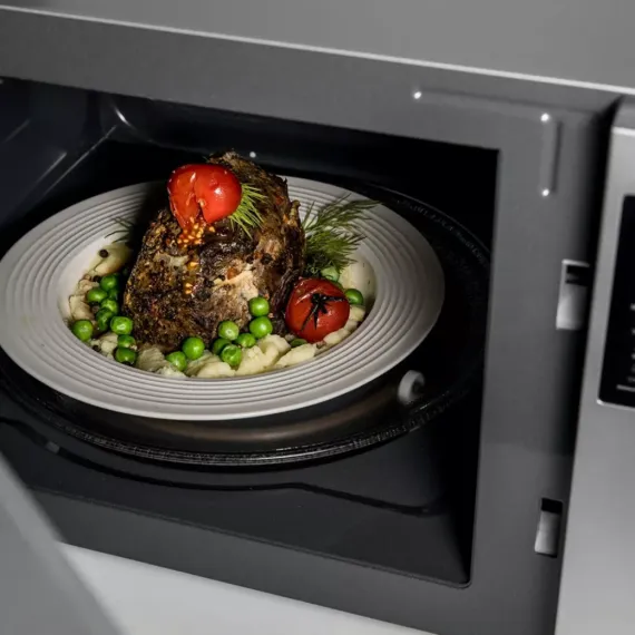 Печь микроволновая с грилем, 25 л, сталь, STEBA, изображение 2