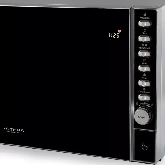 Печь микроволновая с грилем, 25 л, сталь, STEBA, изображение 3