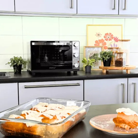 Печь -мини Steel Deluxe, 24 л, нержавеющая сталь, пластик, STEBA, изображение 12