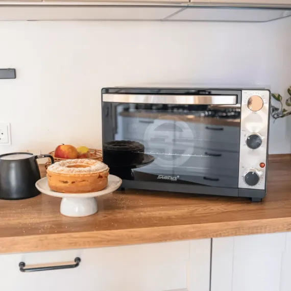 Печь -мини Steel Deluxe, 24 л, нержавеющая сталь, пластик, STEBA, изображение 13