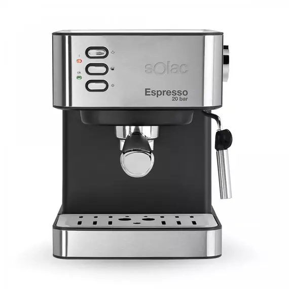 Кофеварка Espresso, 21 х 26 х 30 см, нержавеющая сталь, пластик, SOLAC