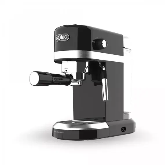 Кофеварка Espresso Taste Slim Black, 15 х 31 х 32 см, нержавеющая сталь, пластик, SOLAC
