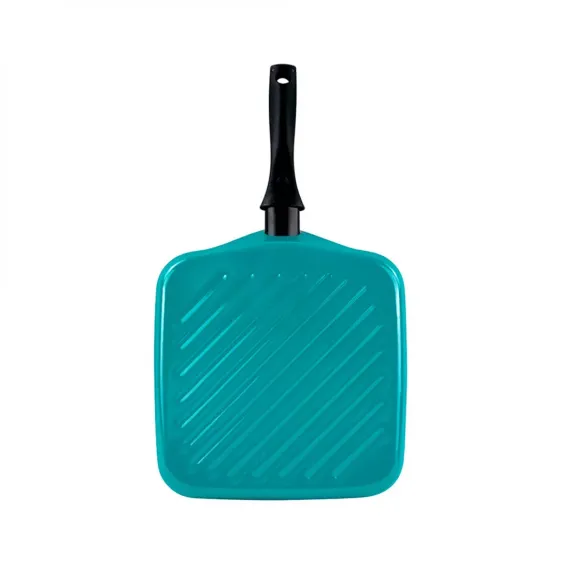 Сковорода - гриль, 27 х 27 см, 0.9 л, сталь, стеклоэмаль, серия Country, VITRINOR, изображение 3