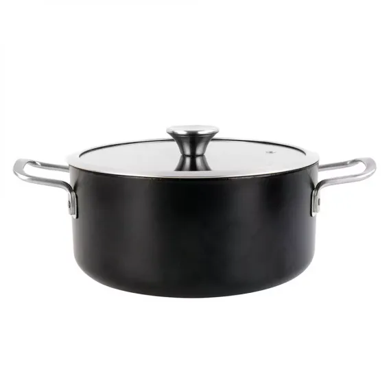 Кастрюля низкая с крышкой, 20 см, сталь, стеклоэмаль, серия Ares, VITRINOR, изображение 2