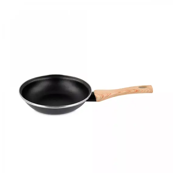 Сковорода , 20 см, 1 л, сталь, стеклоэмаль, серия Eco Cooking, VITRINOR